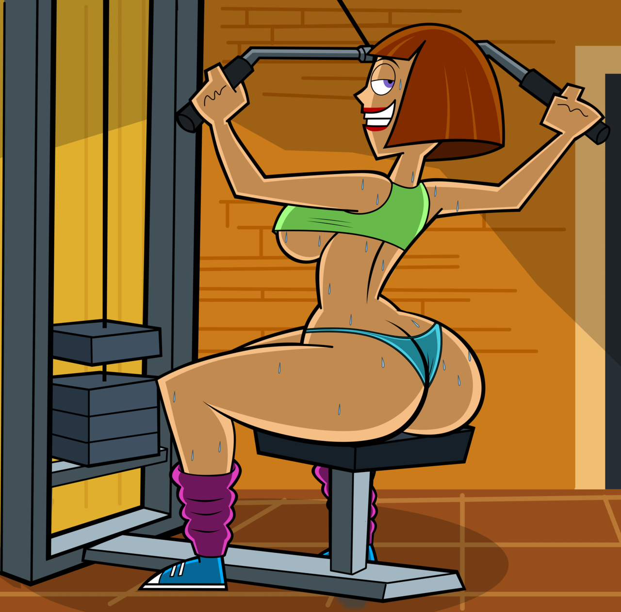 Sexy brown cartoon girls