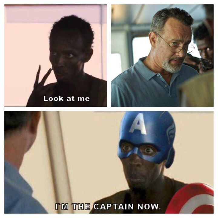 Back to the content 'I am the captain now'. 